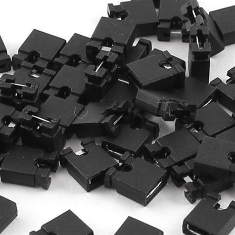 10 x 2.54mm Circuit Board Shunts Short Jumper Cap Mini Micro Header - NEW - UK SELLER
