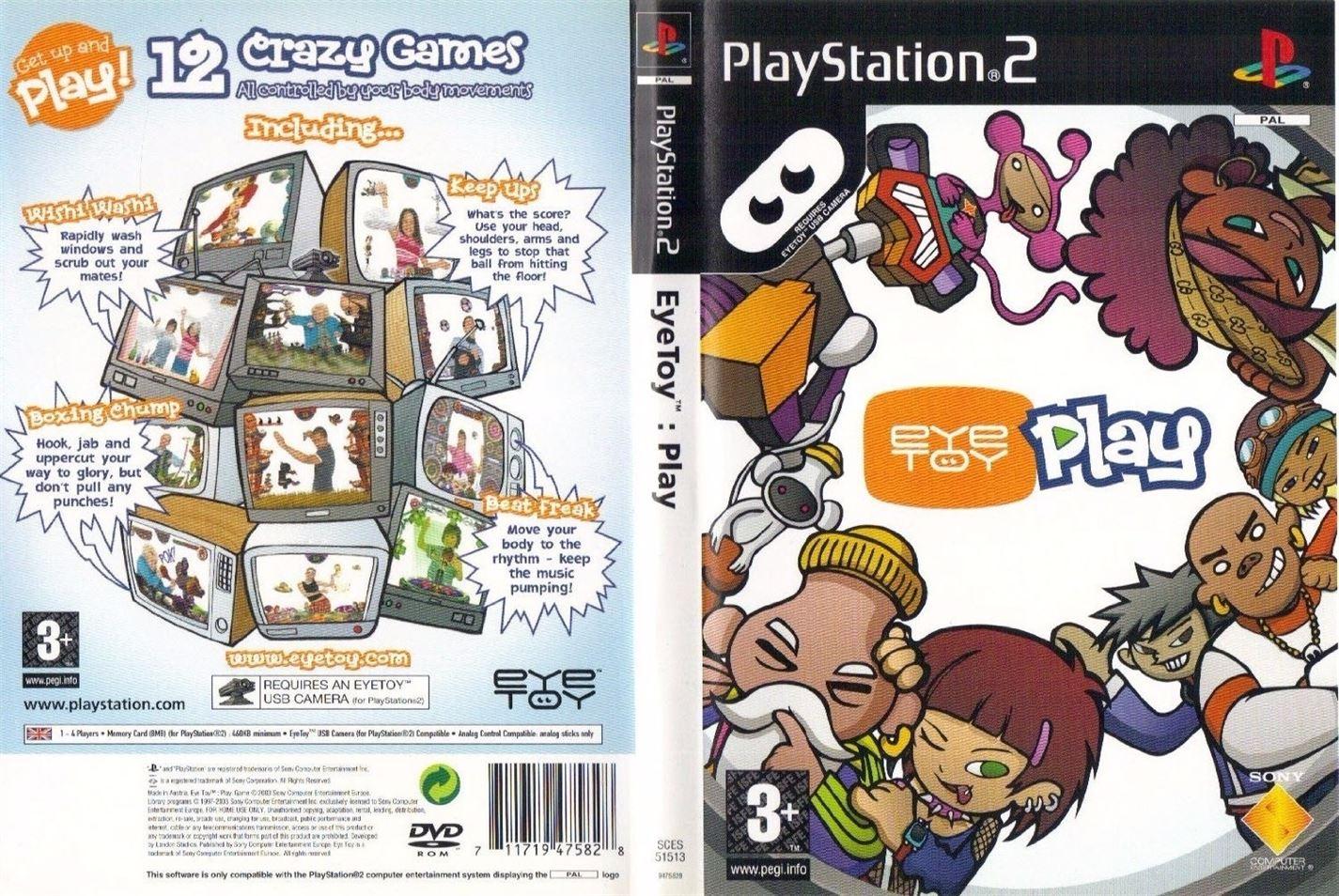 Eye Toy Play PS2 (Game Only) (Playstation 2) - UK Seller 0711719475828