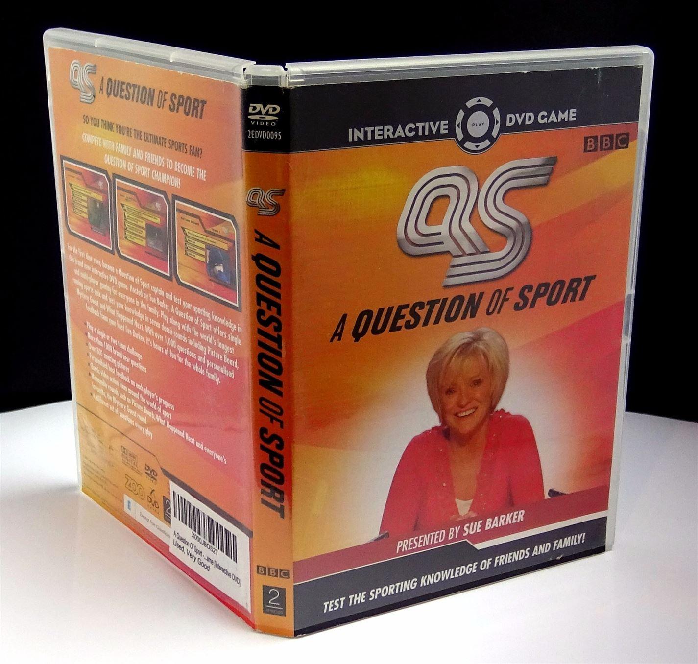 As A Question Of Sport - Interactive DVD Game - UK Seller