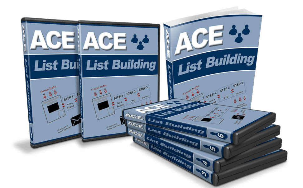 Ace List Building - - PDF Ebook with Videos and Audiobook - Reseller Rights - Instant Download