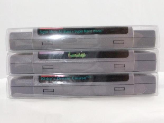 10 Clear transparent 8-bit NES Game Box  games Plastic Protectors