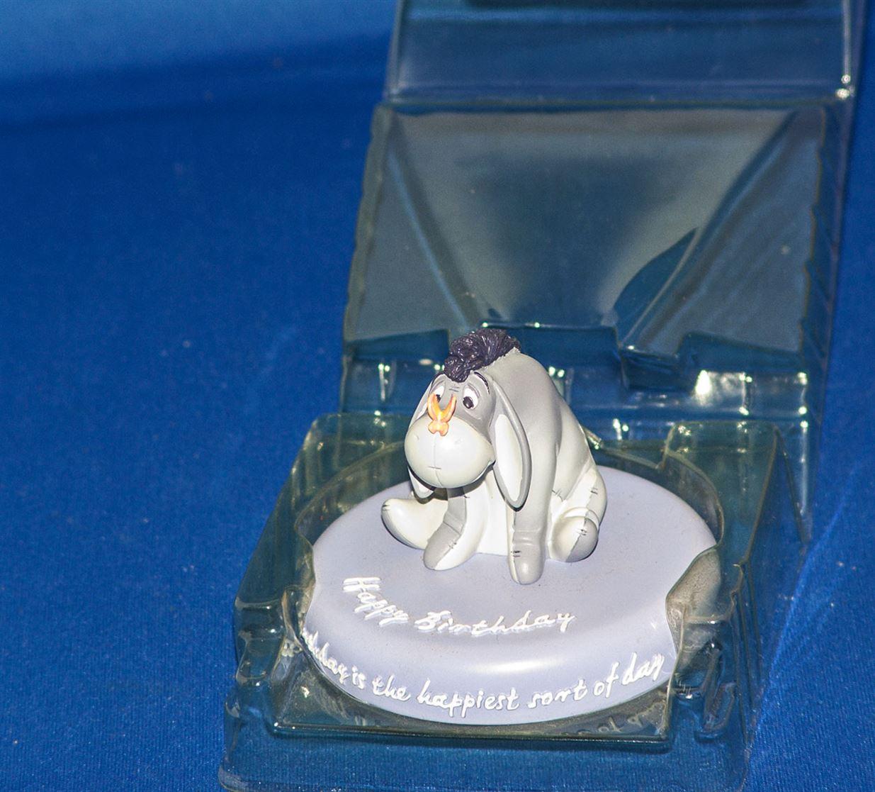 Eeyore happy birthday figurine