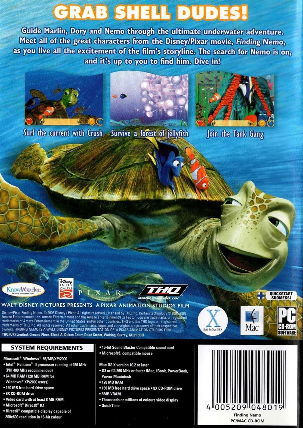 Disney's Pixar's Finding Nemo (PC) - UK Seller NP