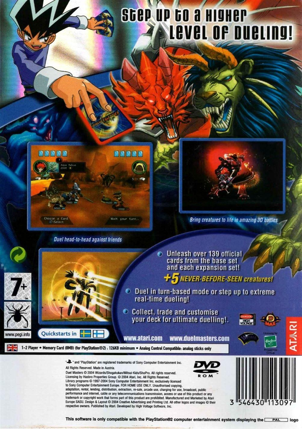 Duel Masters: Limited Edition PS2 (Playstation 2) - Free Postage - UK Seller