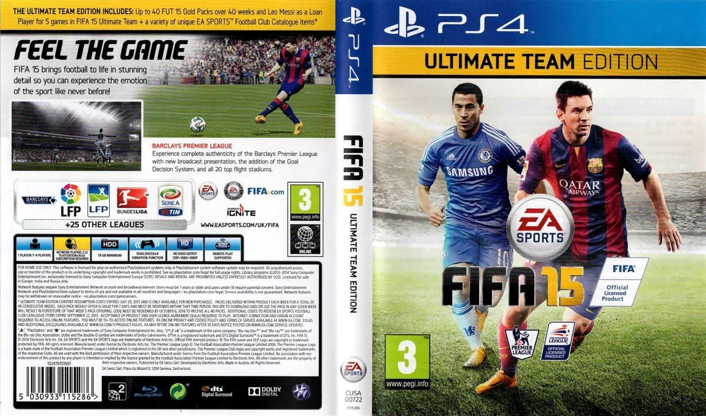 FIFA 15 Ultimate Team Edition PS4 (Playstation 4) - UK Seller NP