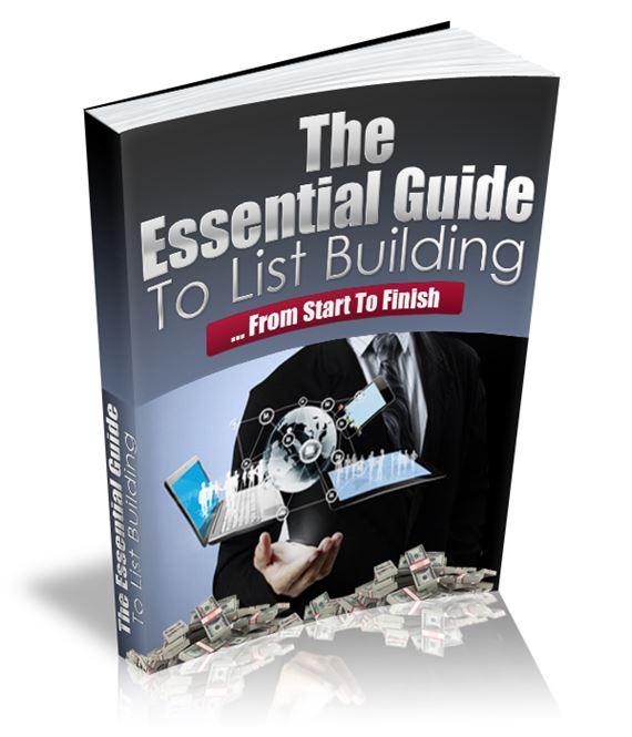 Essential Guide to List Building - PDF Ebook - Digital Delivery - Master Resale Rights