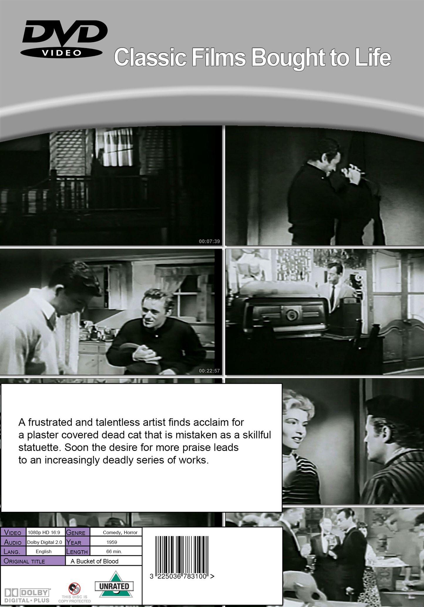 A Bucket of blood (1959) Standard DVD (HDDVD-Revived) UK Seller