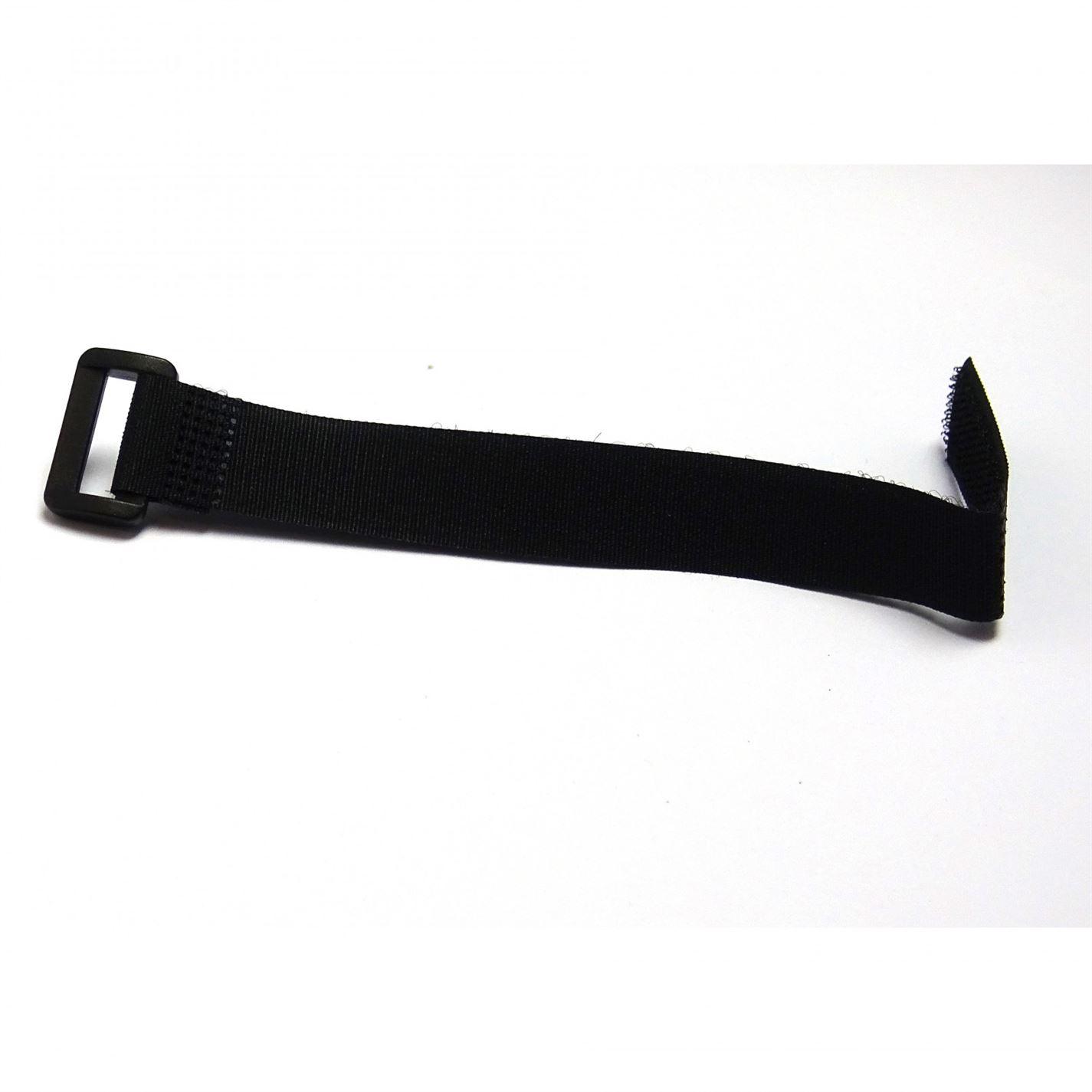 1 x Black 20cm Tie Down LiPo Hook and Loop Battery Strap - Velcro Alternative