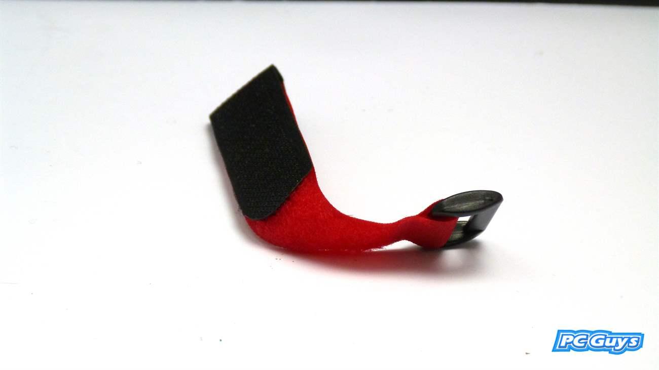 1 x Red 27cm Tie Down LiPo Battery Hook & Loop Strap - Free Postage - Velcro Alternative