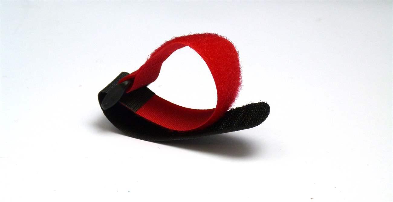 1 x Red 27cm Tie Down LiPo Battery Hook & Loop Strap - Free Postage - Velcro Alternative