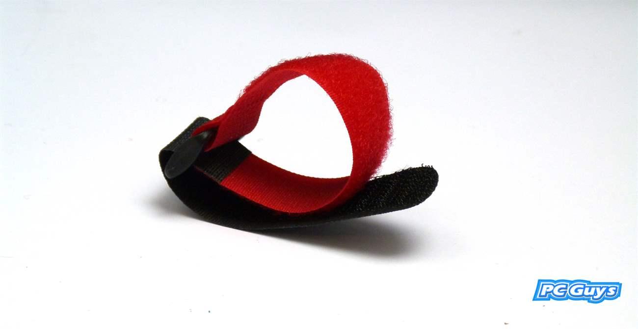 1 x Red 27cm Tie Down LiPo Battery Hook & Loop Strap - Free Postage - Velcro Alternative