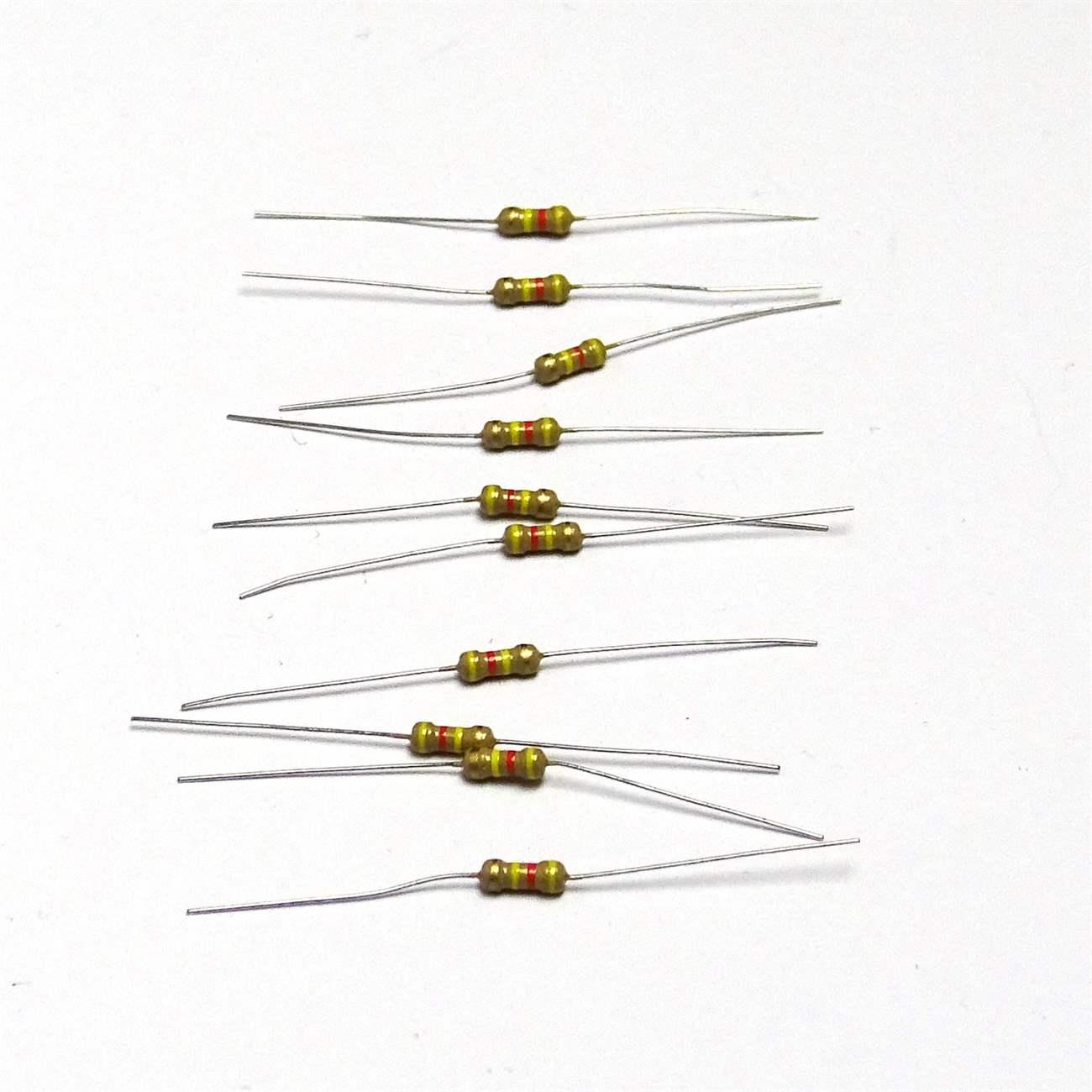 10 pc 430K Ohm 1/4W 0.25W 5% Carbon Film Resistors - Free Postage