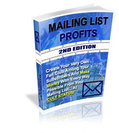 Mailing List Profits - PDF Ebook - Master Resale Rights - Instant Download