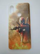 Deadpool Dual Wield On Explosion - BINYEAE Phone Case Cover Clear Hard PC Plastic For Xiaomi Redmi Note 5 Deadpool - Free Shipping