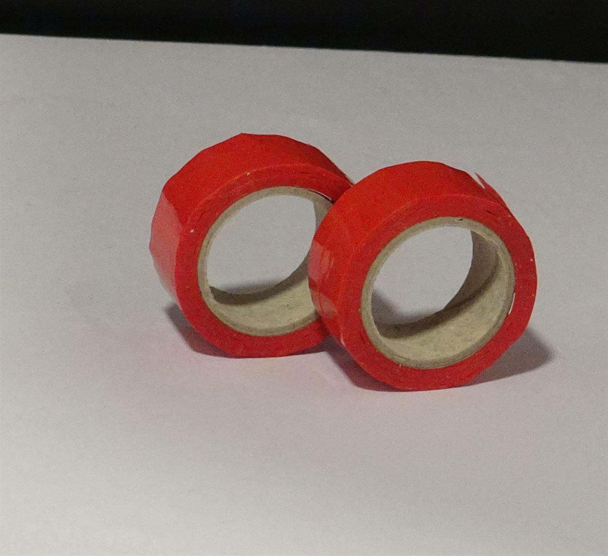 2 x RC Plane Glider SMALL red Wing Repair & Cover Tape Strength Colour EU Stock