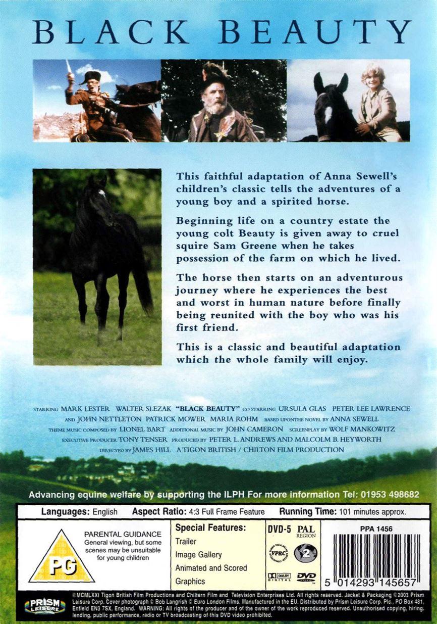Black Beauty - DVD - region 2 - EU stock