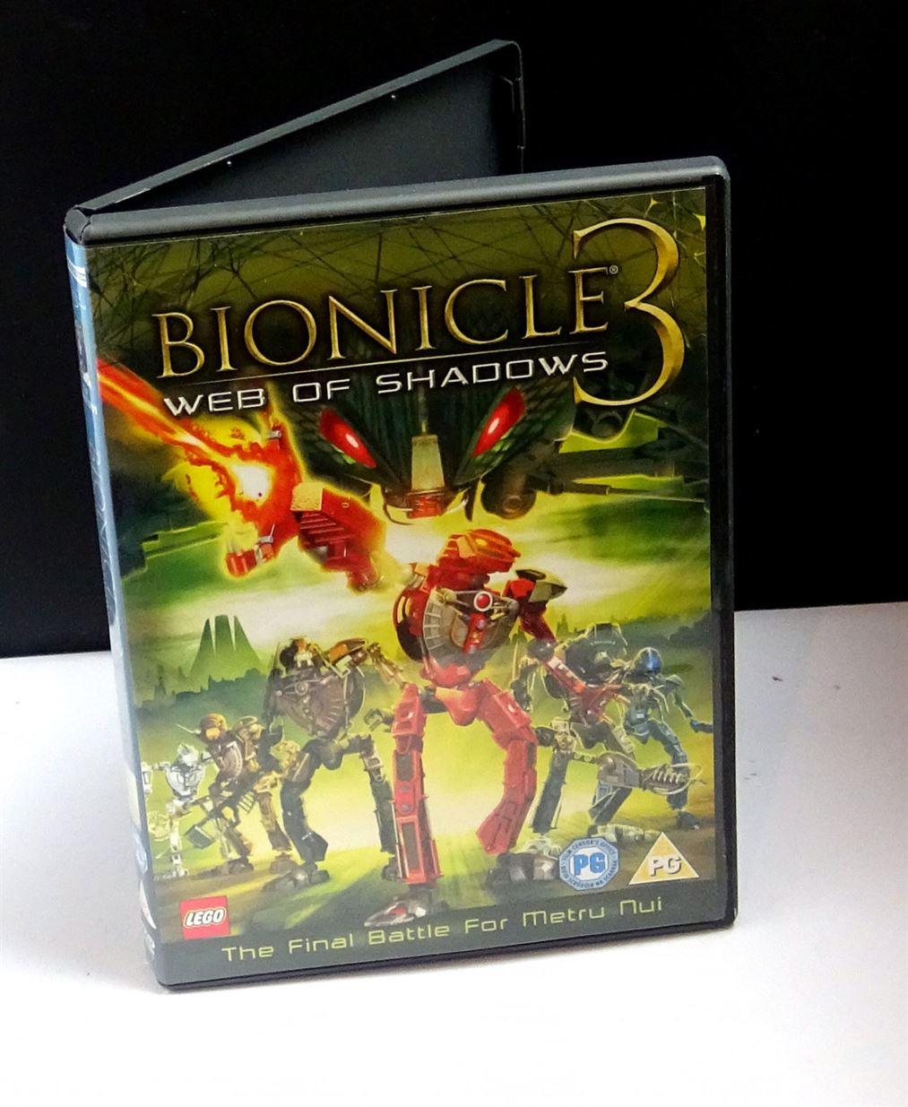 Bionicle 3 web of shadows - DVD - region 2 - EU stock