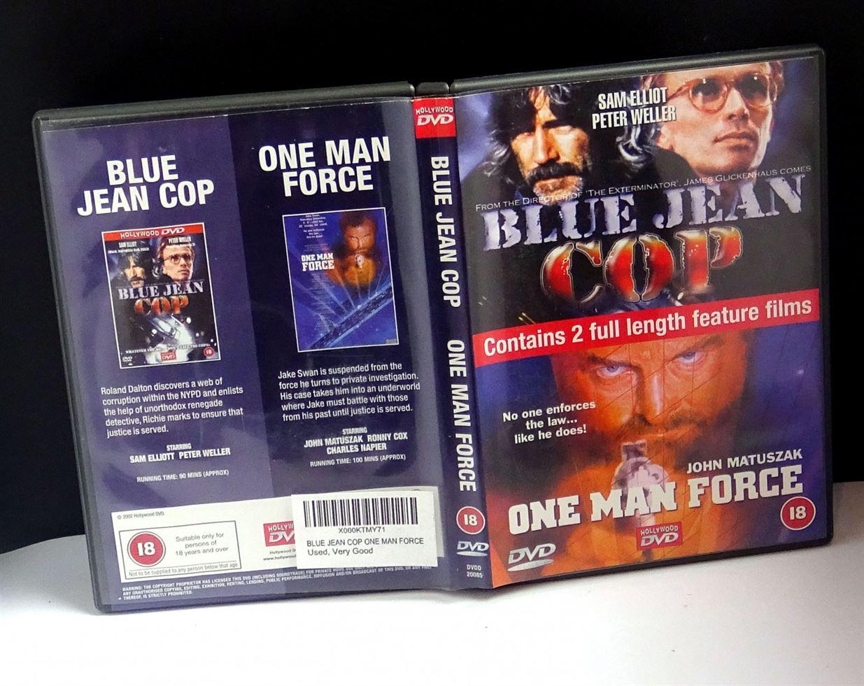 Blue jean cop / One man force - DVD - region 2 - EU stock