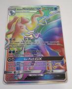 Alolan Ninetails GX 150/145 Rainbow Rare Pokemon Guardians Rising