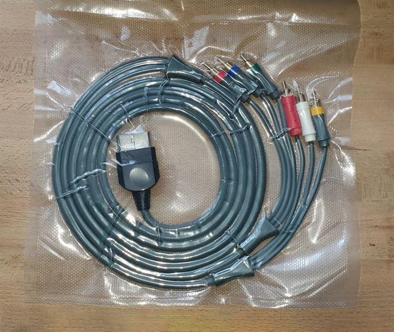 Original Xbox Component AV Cable Fully Shielded ** UK Stock**