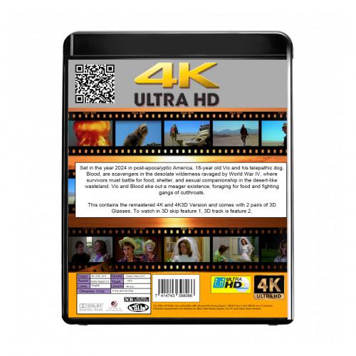 A boy and His Dog 4K 3D UHD - 4K UHD Disc - High Definition - Compatible with 4k UltraHD Bluray