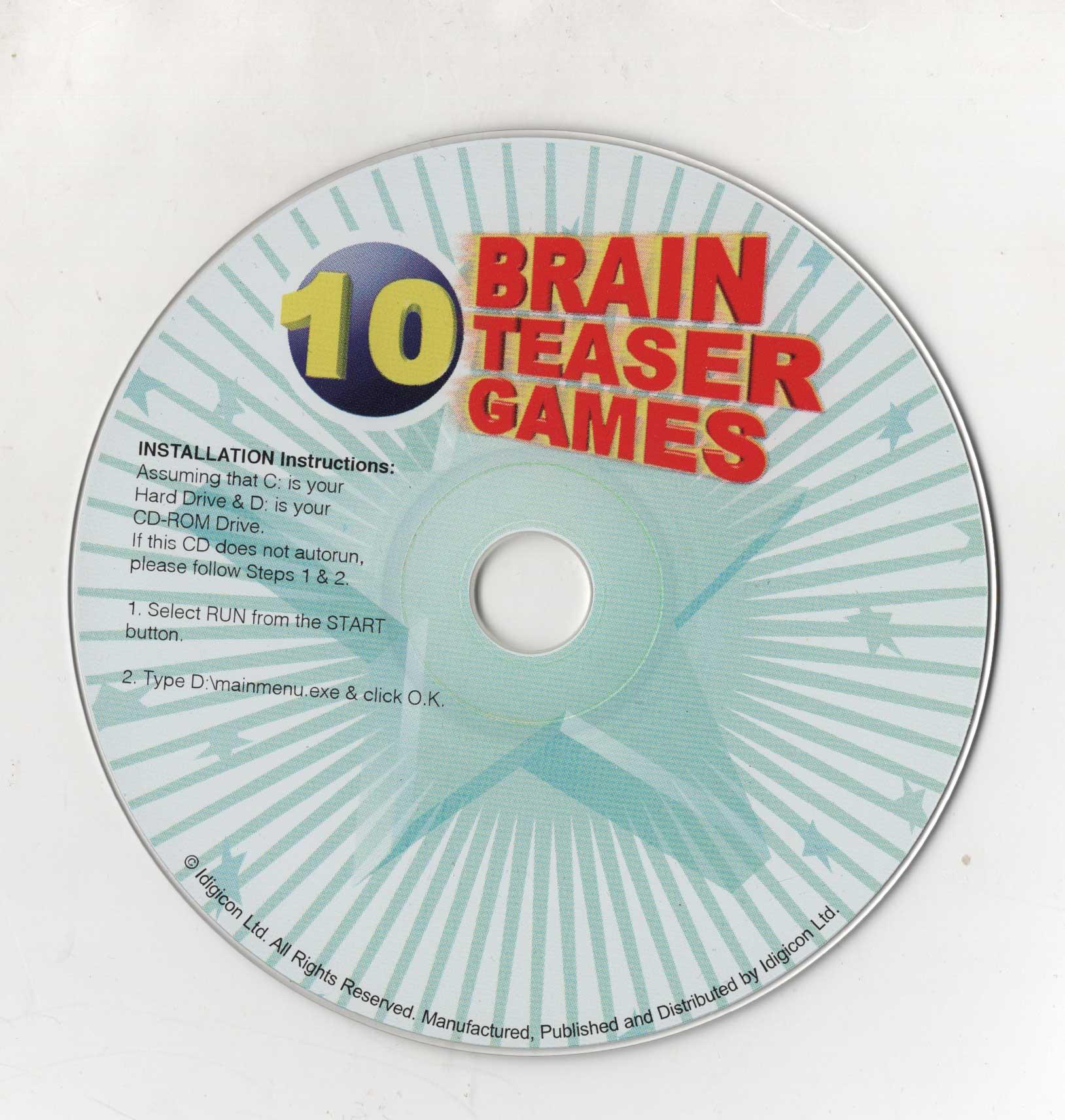 10 Brain Teaser Games - Classic Windows PC Game