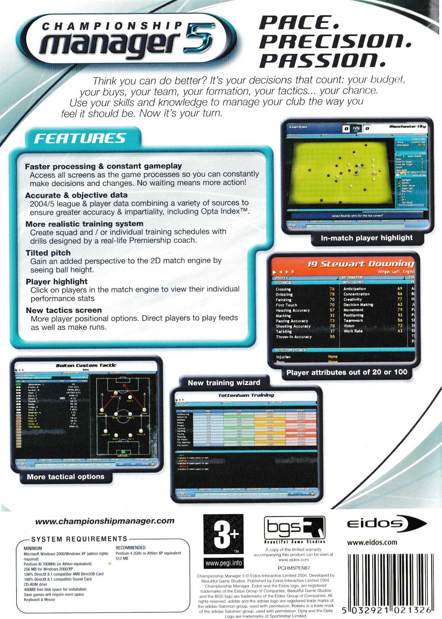 Championship Manager 5 - Classic Windows PC Game