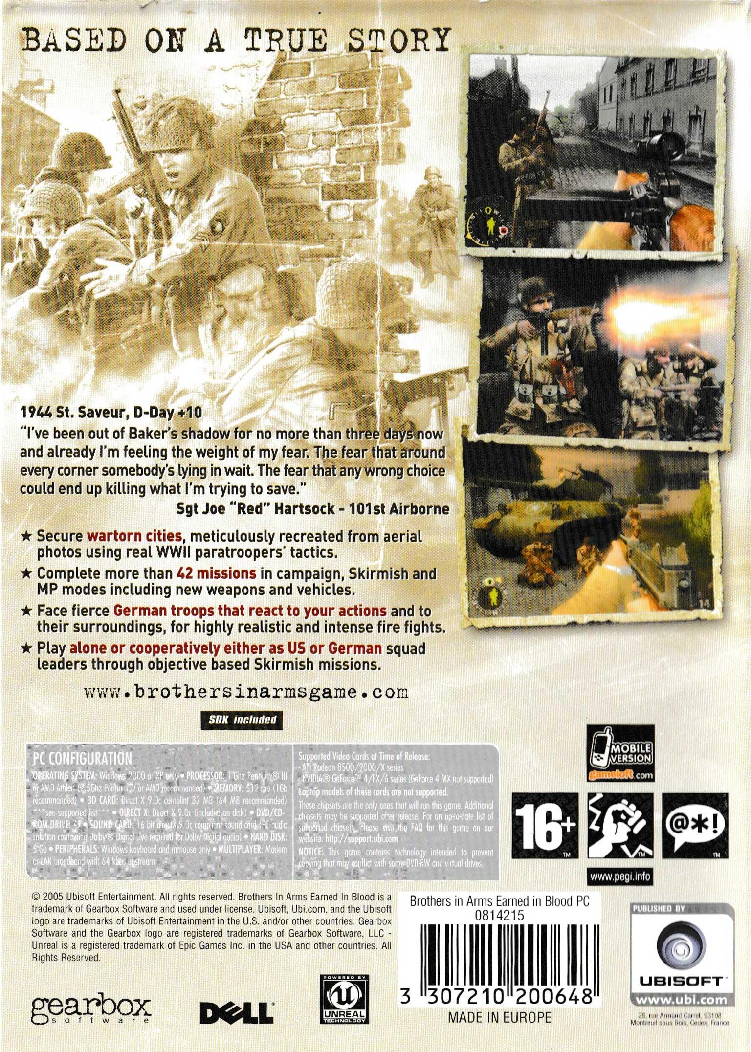 Brothers In Arms Earned In Blood