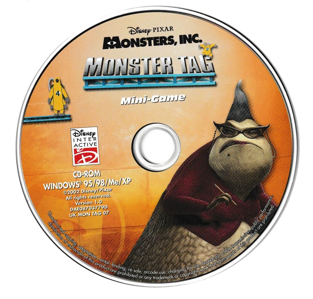 Monsters Inc. Monster Tag - Classic Windows PC Game