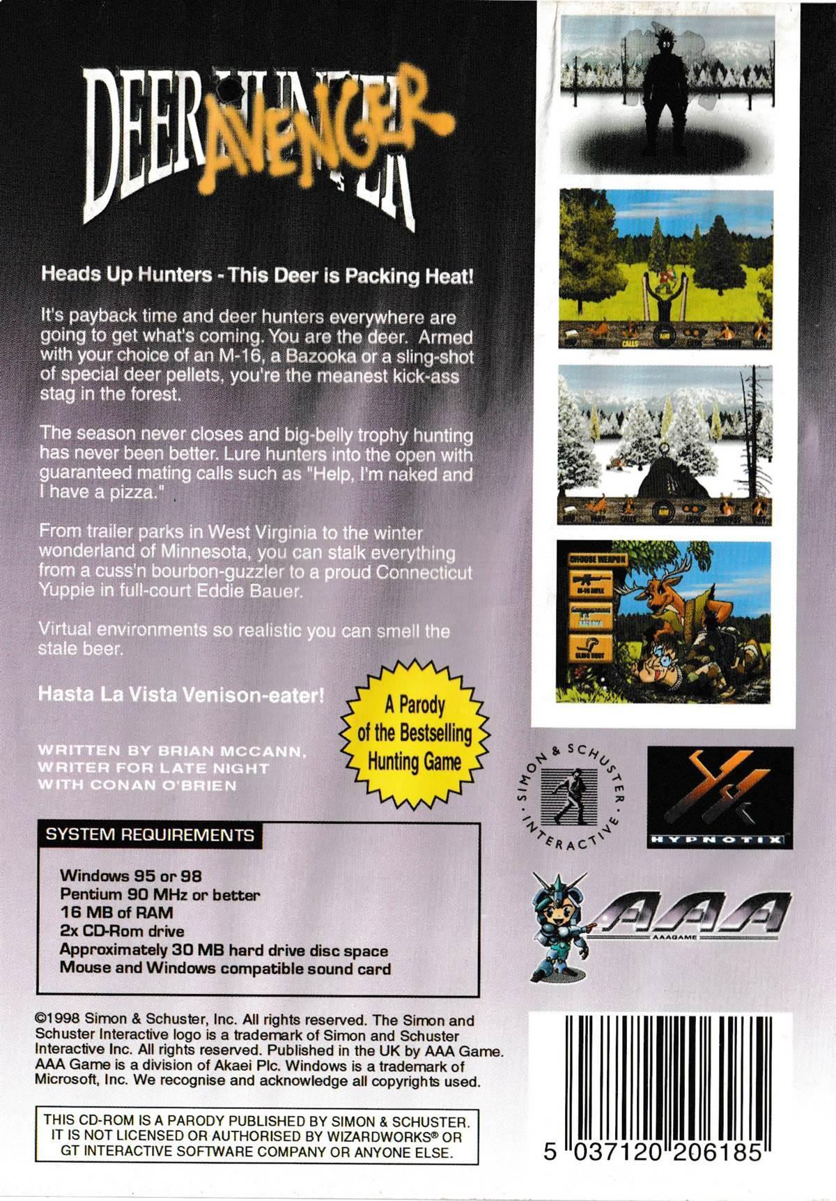 Deer Avenger  - Classic Windows PC Game