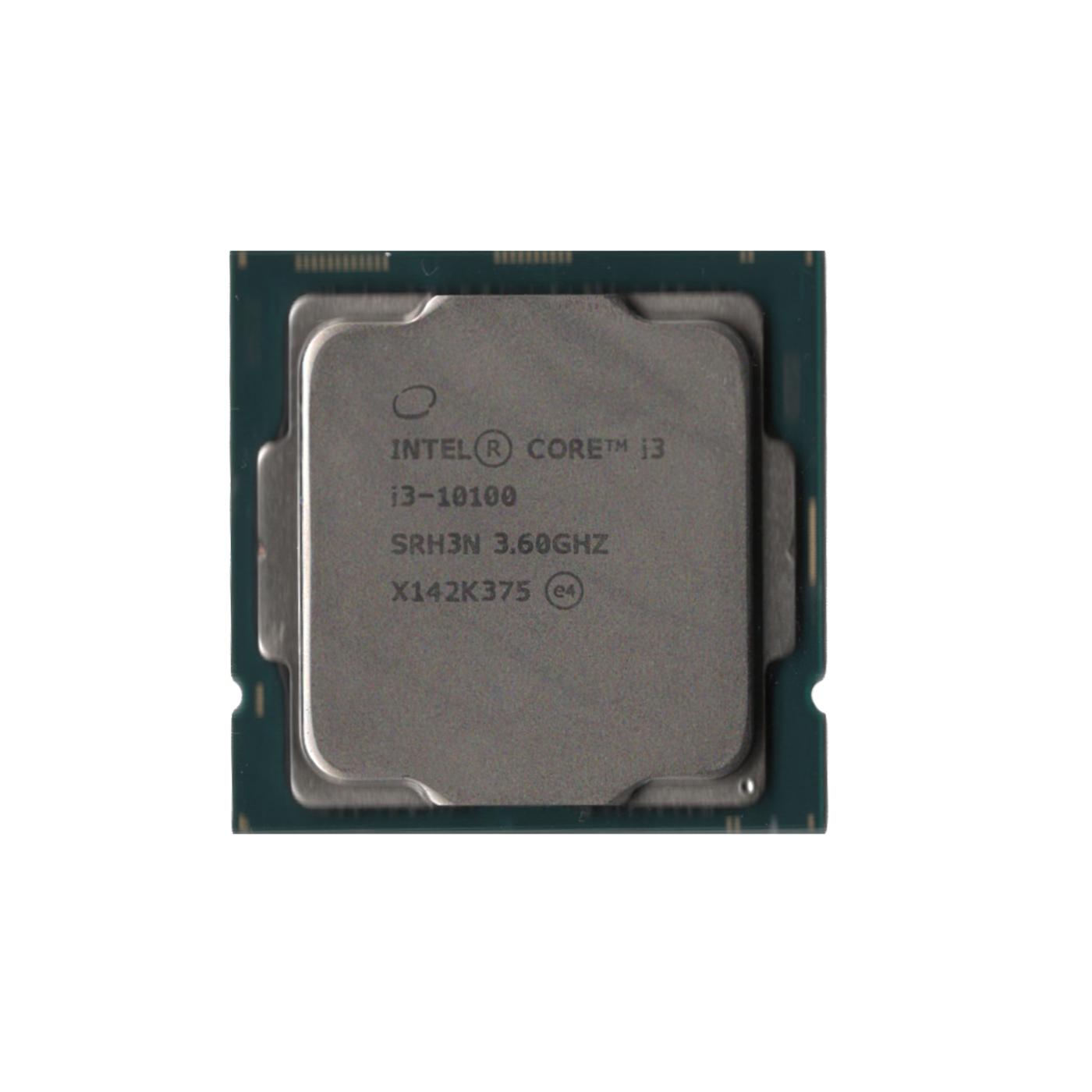 Intel Core i3-10100 3.60GHz CPU (SRH3N), 6MB Cache, Integrated Graphics, Socket LGA1200