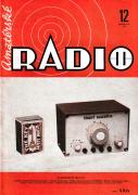 Amatérské Radio - 12. číslo Ročníku XXI (1972) - Velmi dobrý stav