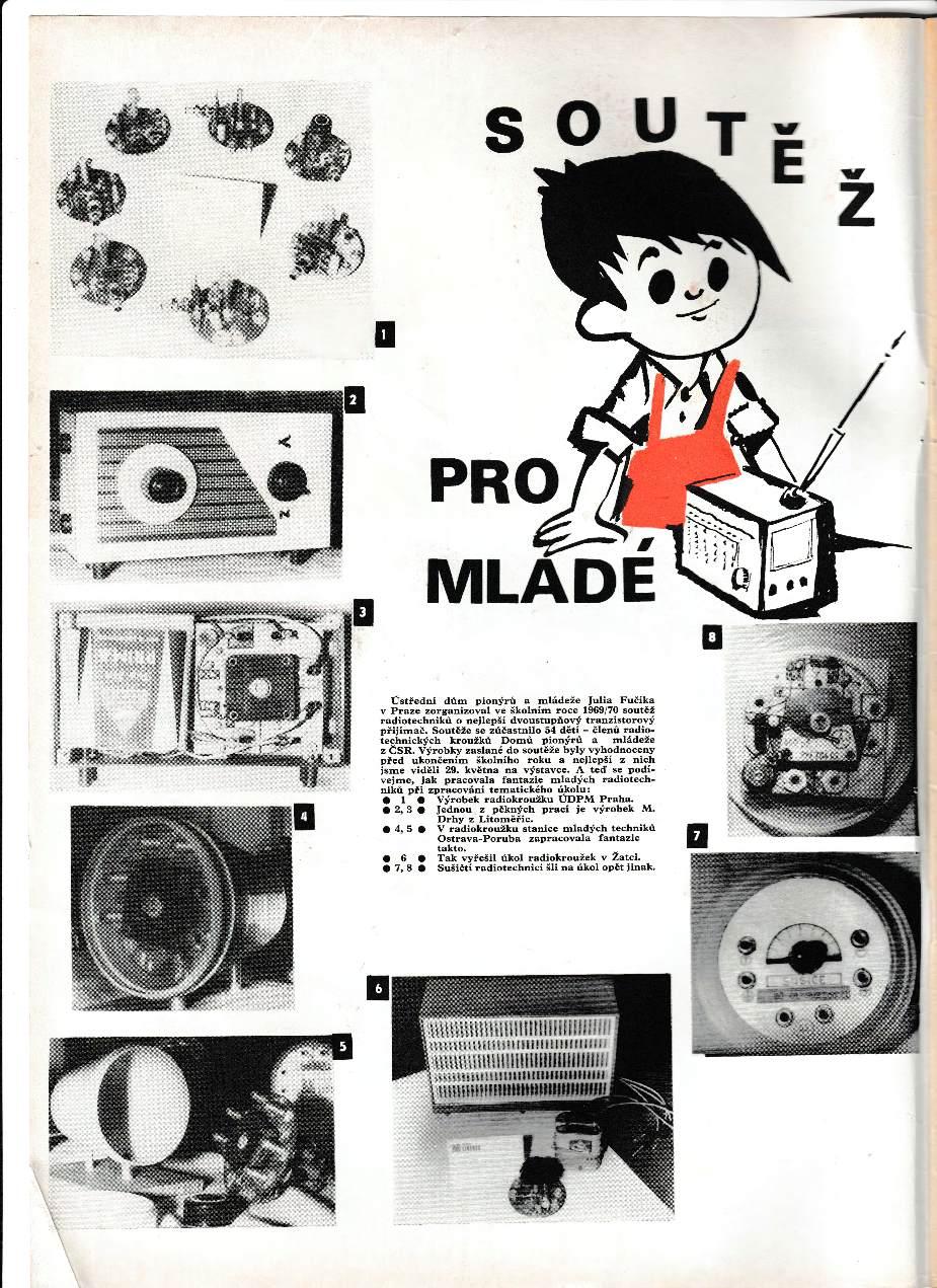 AmatÃ©rskÃ© Radio 9. ROÄŒNÃK XIX ÄŒÃSLO 9 1970 - Velmi dobrÃ½ stav s lehkÃ½mi znaÄkami a poÅ¡krÃ¡bÃ¡nÃ­m