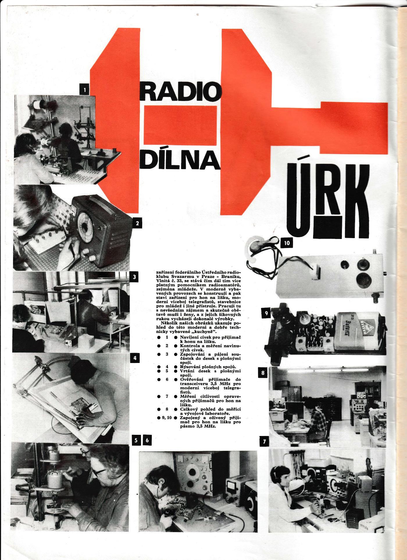 AmatÃ©rskÃ© Radio 7. roÄnÃ­k XXII ÄÃ­slo 7 1973 