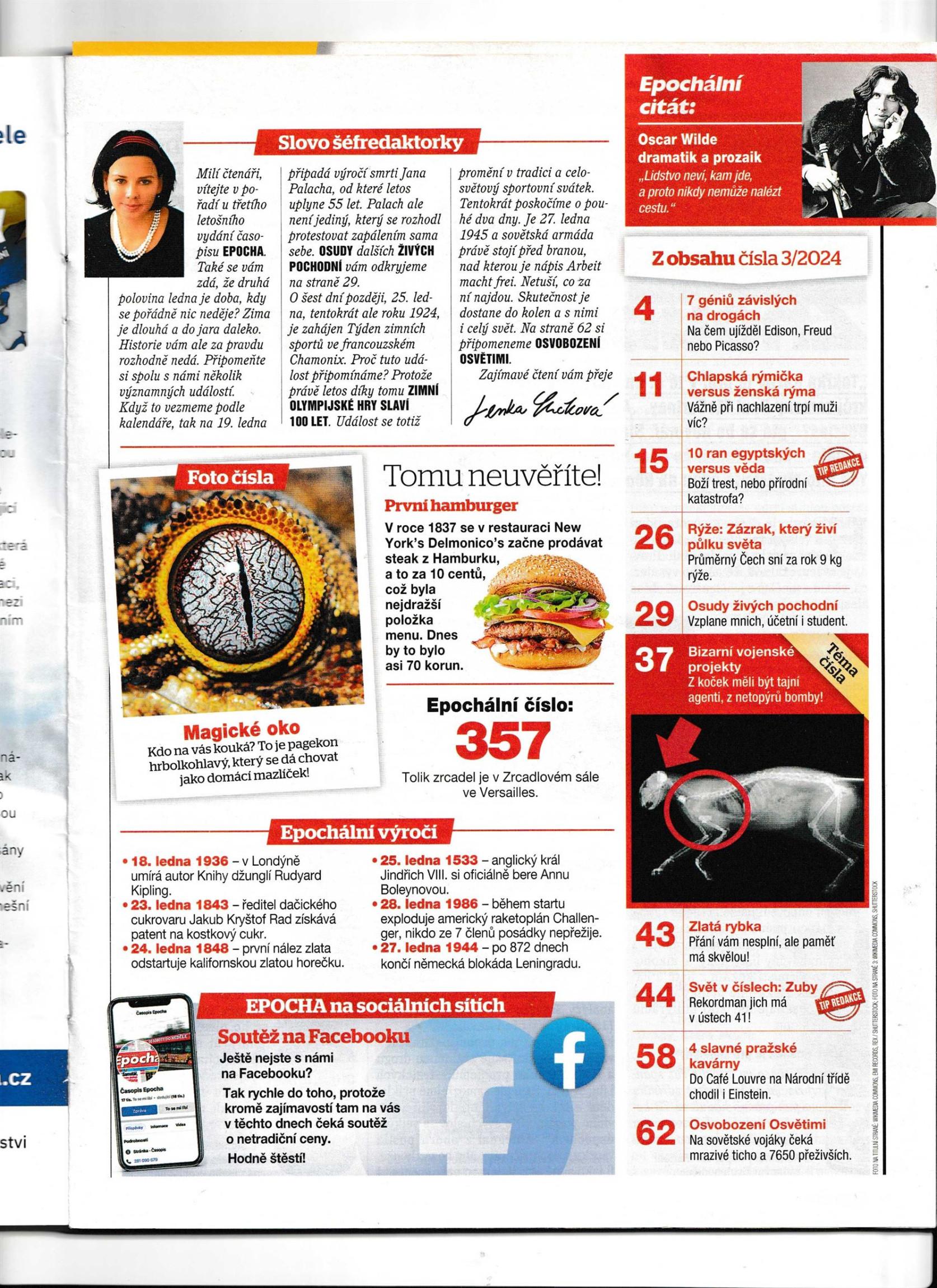 EPOCHA ÄÃ­slo 489: Historie, ZajÃ­mavosti a PÅ™ekvapenÃ­ 