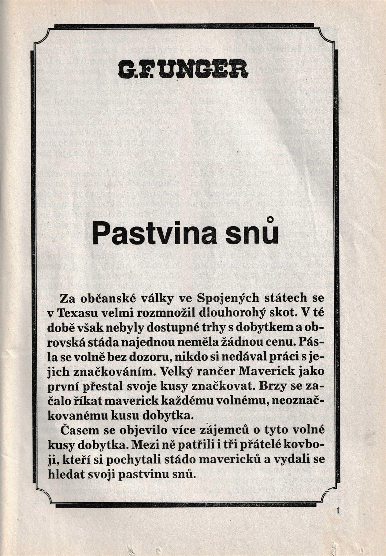 Western Moba G.Funger ÄÃ­slo 397