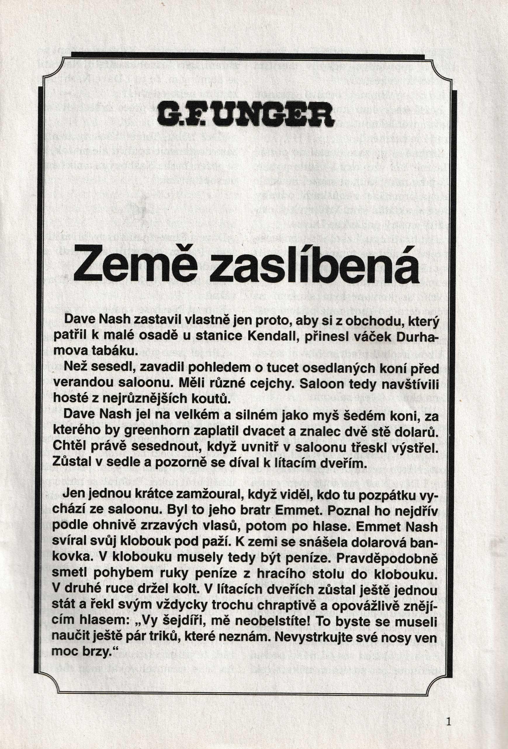 Western Moba G.F.Unger ÄÃ­slo 964