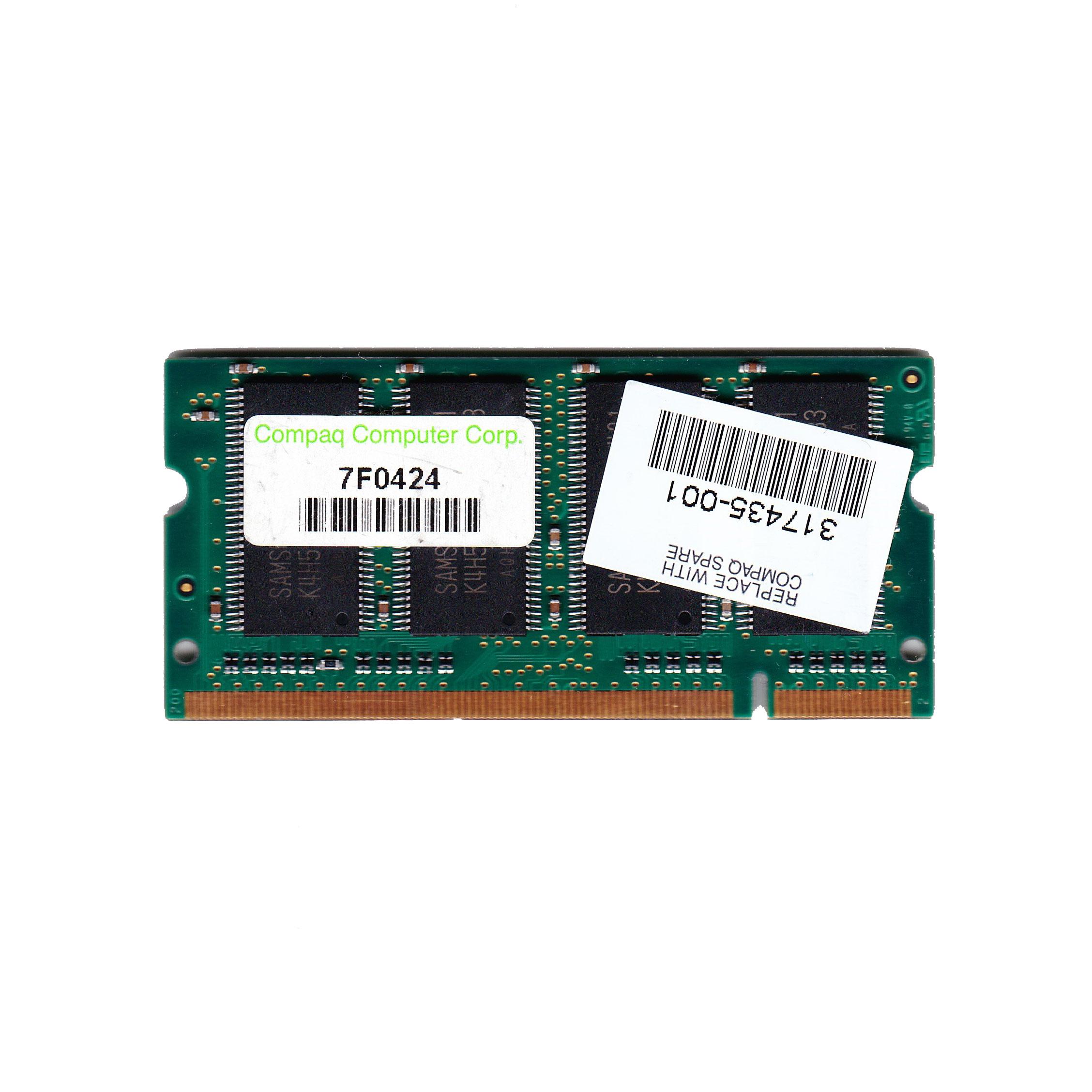 Untested Samsung 256MB PC2700S 5331 A0M470L3224FT0  DDR Laptop Memory Module Preowned