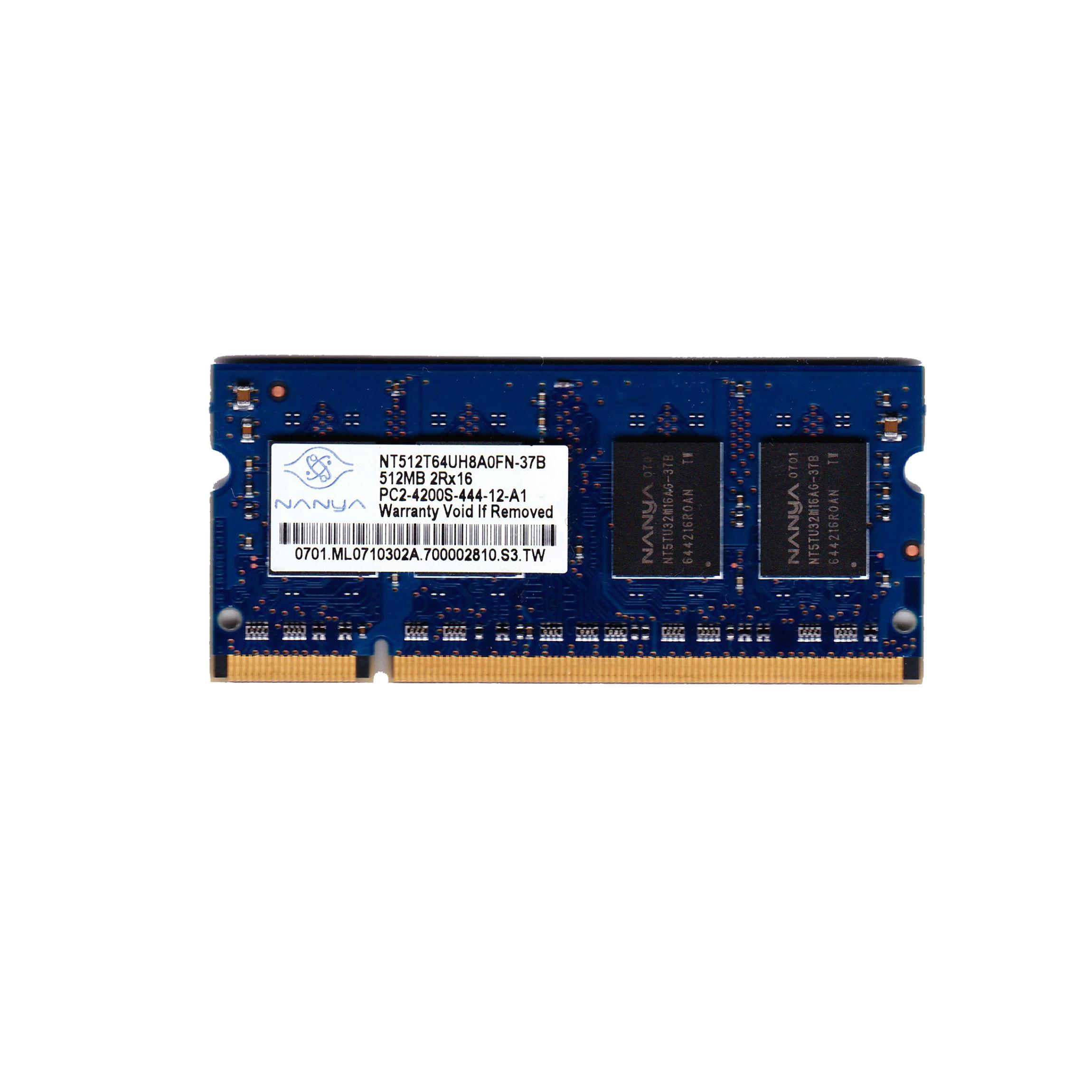 Untested Nanya 512MB 2Rx16 PC2-4200S RAM Module