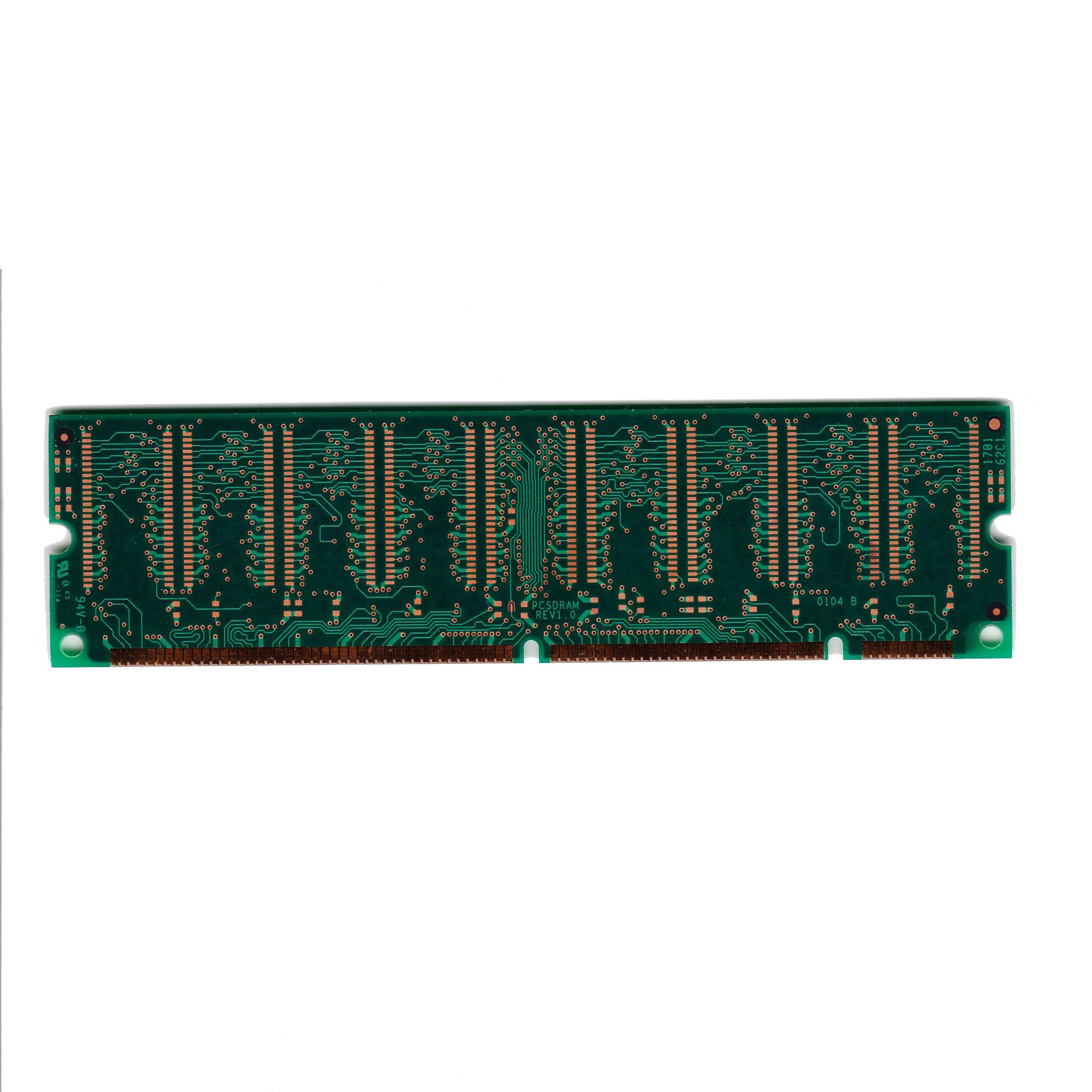 Untested Crucial 128MB SDRAM PC100 CL2 MT8LSDT166AG - Great Value!