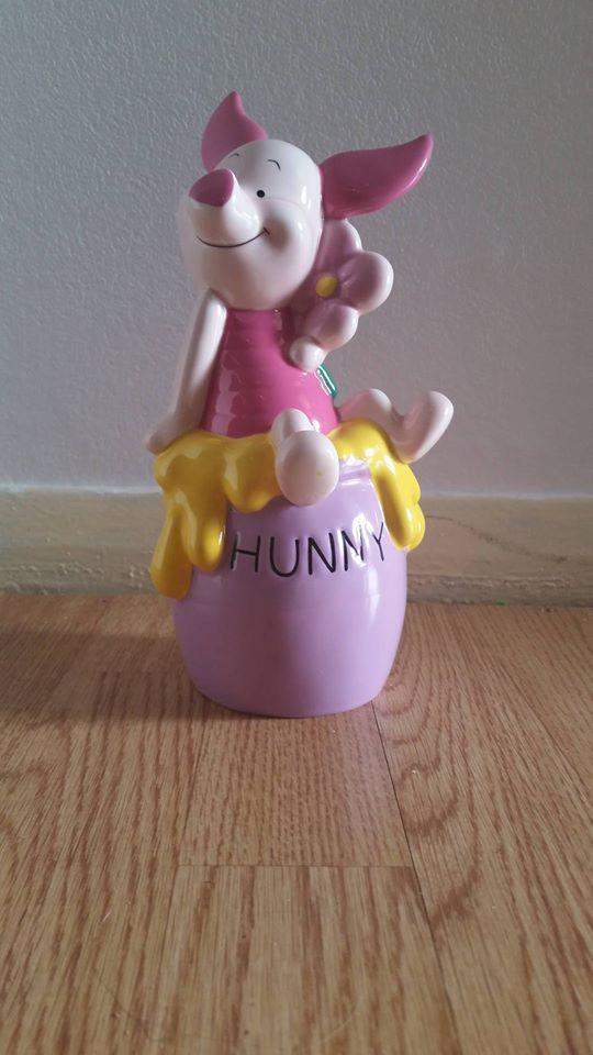 Rare Piglet on a honey pot money bank