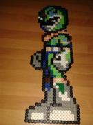 Green ranger ready made hama bead