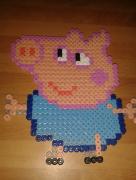 george pig ready made hama bead