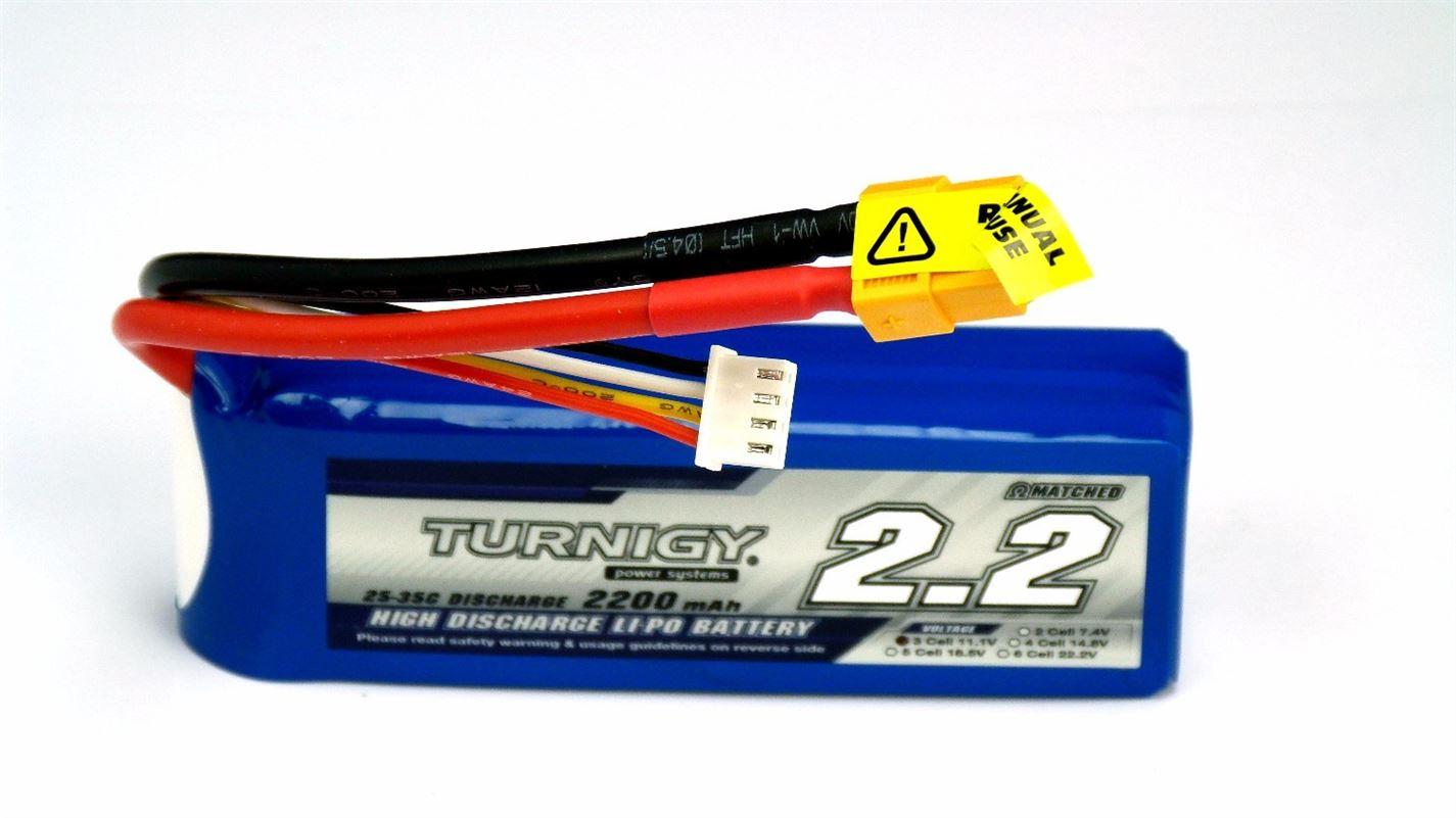 Turnigy 2200mAh 3S 25C-35C Lipo Battery Pack - UK Seller