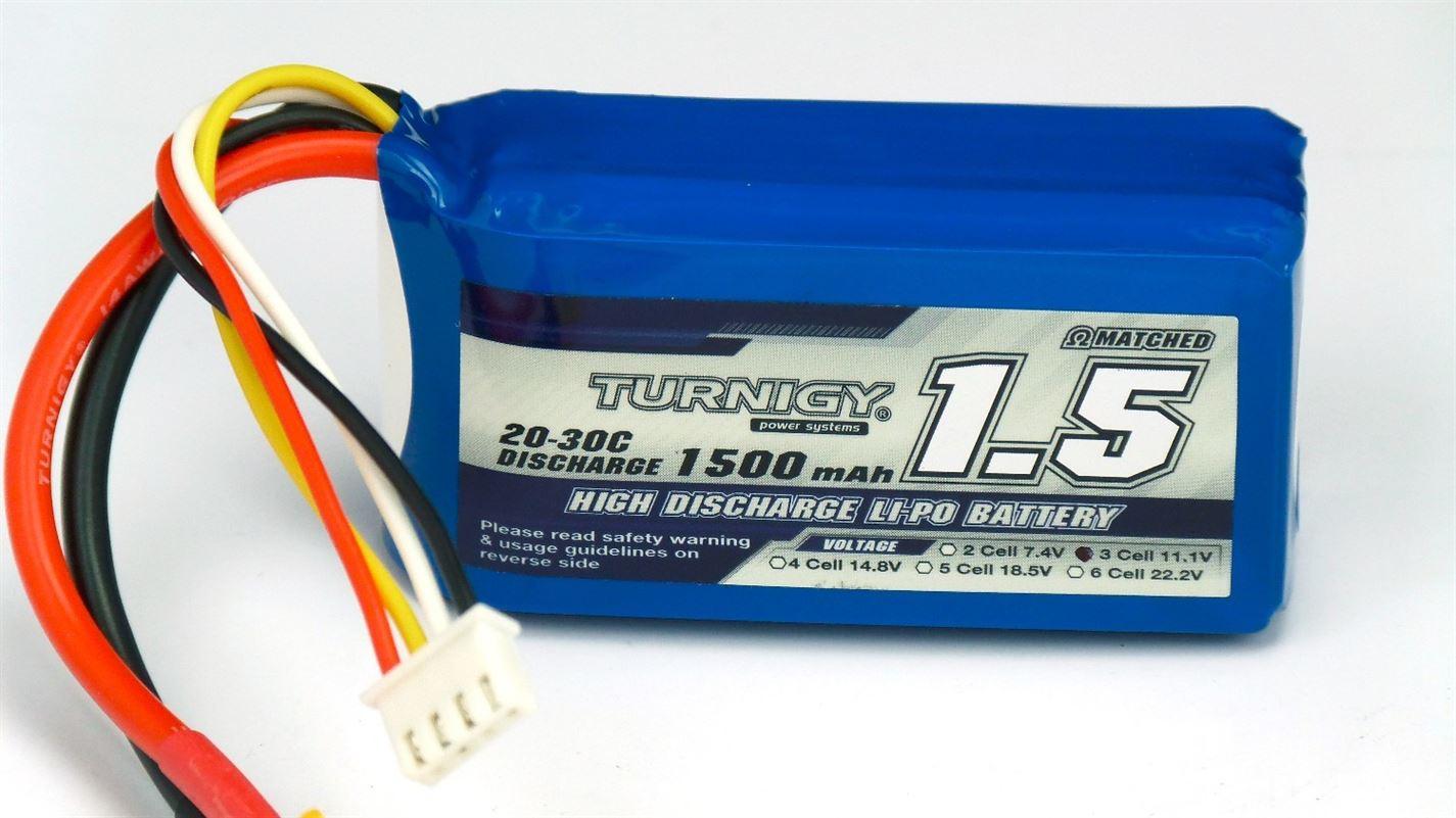 Turnigy 1500mAh 3S 20C Lipo Battery Pack - UK Seller