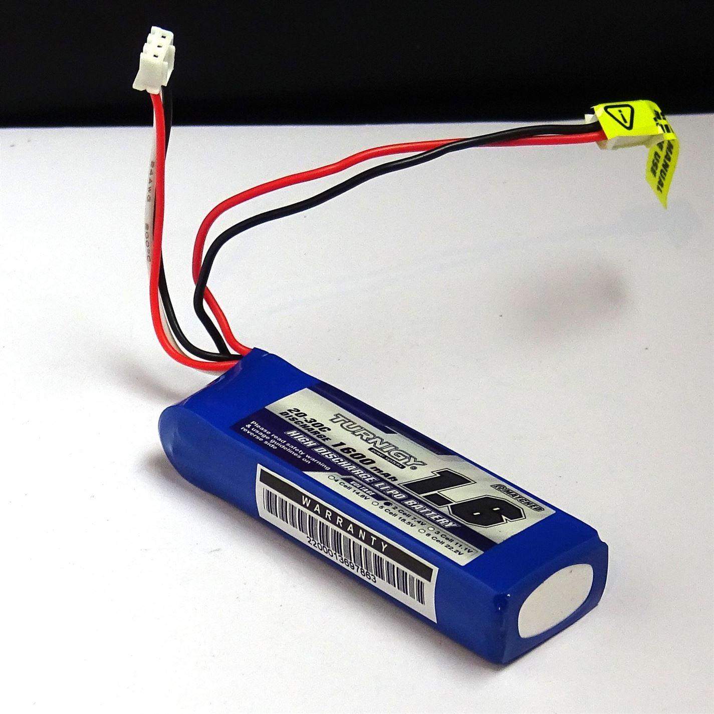 Turnigy 1600mAh 2S 20C Lipo Battery Pack (Losi Mini Compatible) - UK Seller