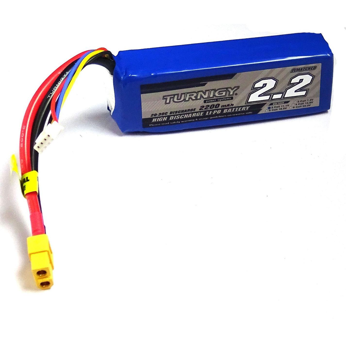 Turnigy 2200mAh 3S 20C-30 LiPo Battery Pack - UK Seller