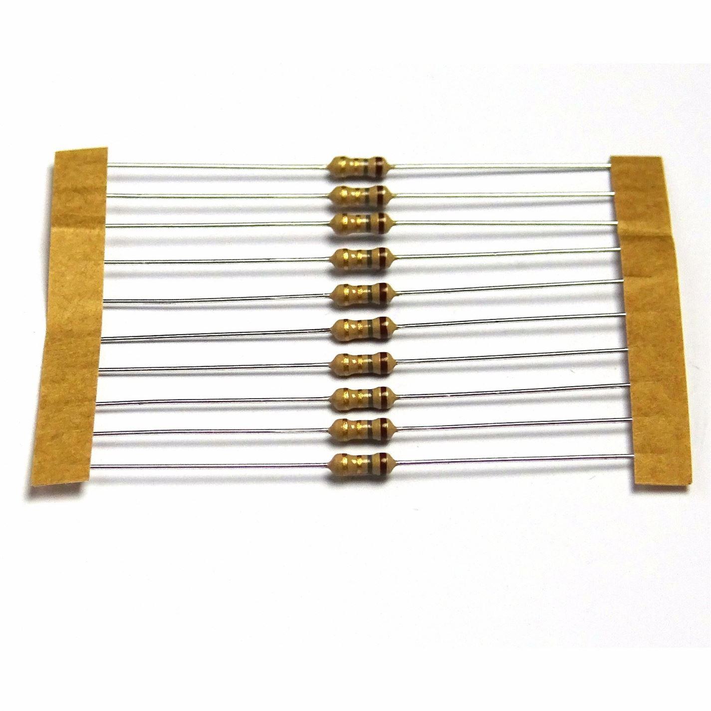 10 x resistors 1.8 ohm ohms 1/4w 0.25w 5% Carbon Film - UK Seller