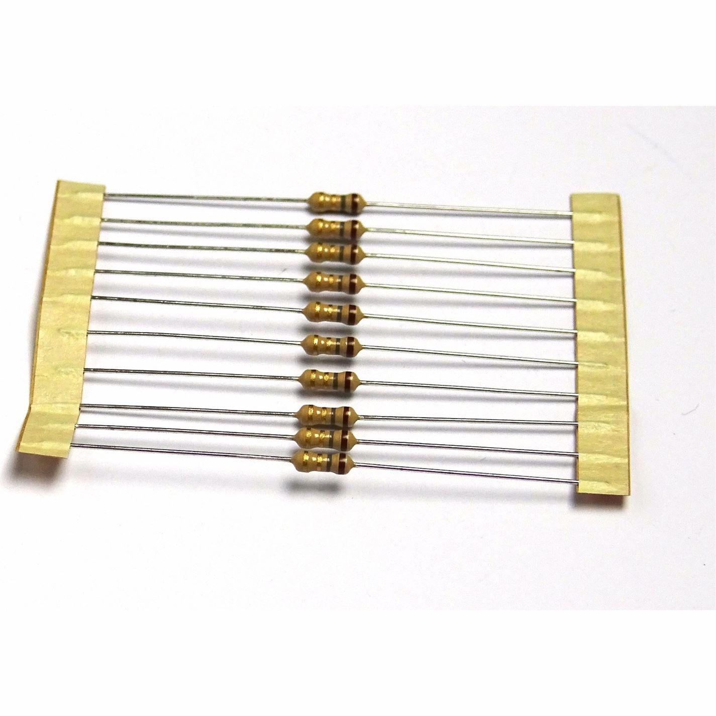 10 x resistors 1.8 ohm ohms 1/4w 0.25w 5% Carbon Film - UK Seller