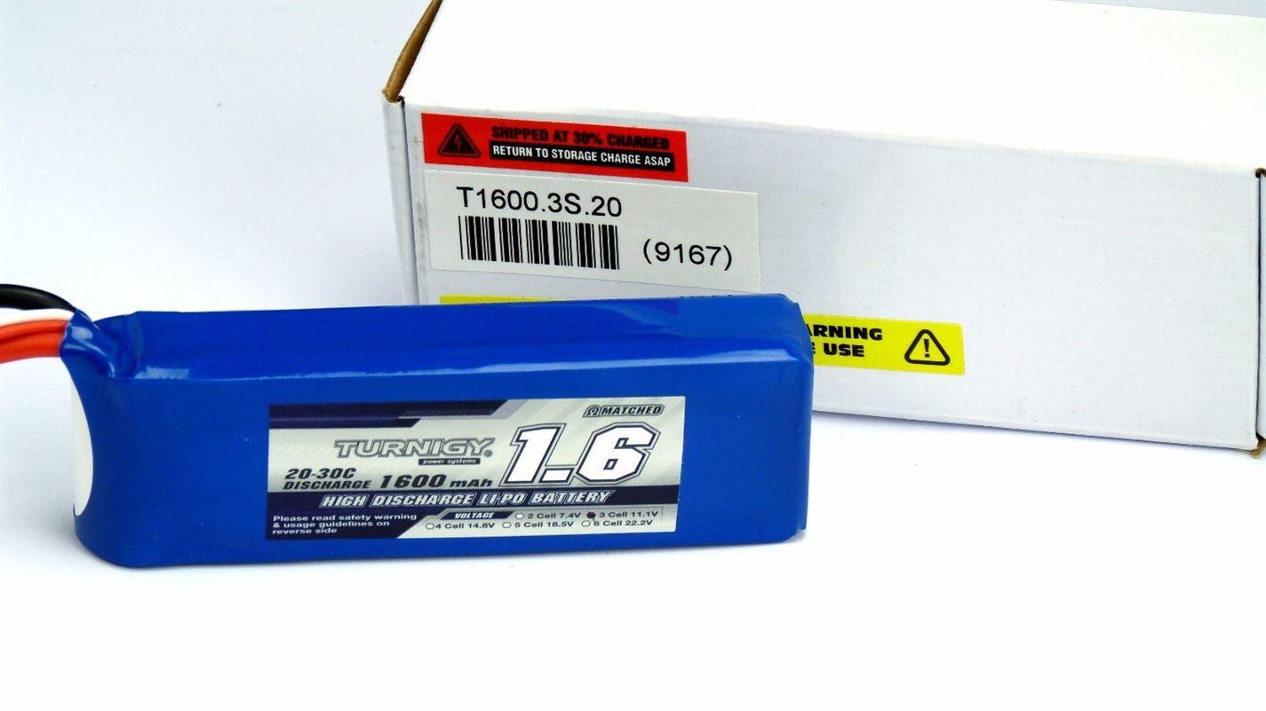 Turnigy 1600mAh 2S 20C Losi Mini SCT Lipo Battery Pack (Part LOSB1212) - UK Seller